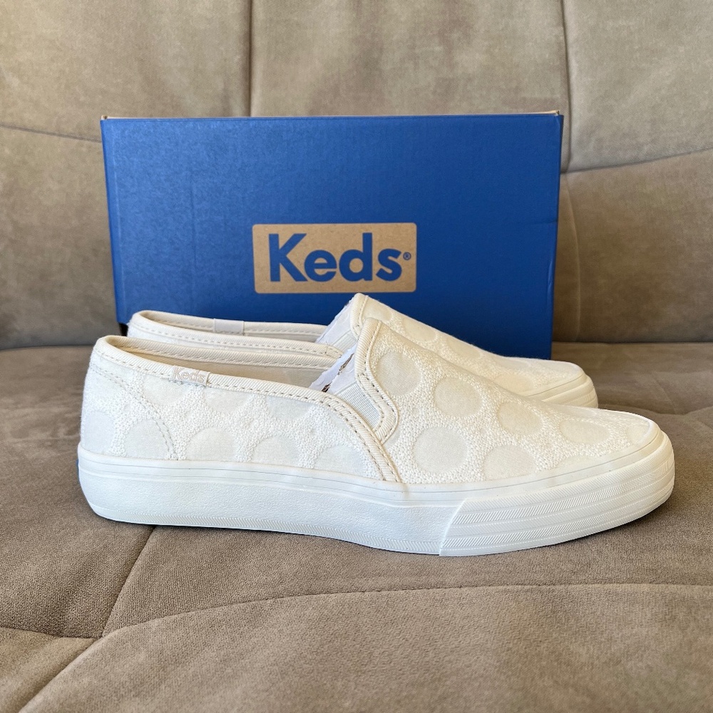 Nib - Double Decker Circle Dot Slip On Sneaker - image 1